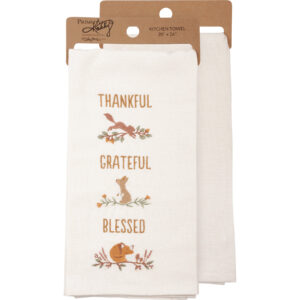Kitchen Towel - Thankful Grateful Blessed