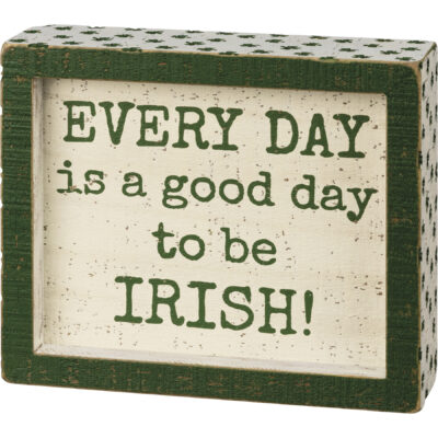 Inset Box Sign - Be Irish