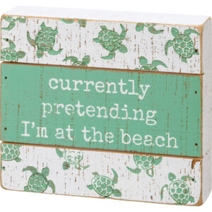 Box Sign - I'm at the Beach