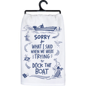 Kitchen Towel - Dock the Boat