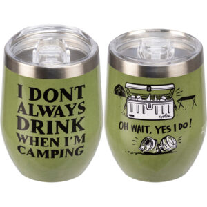 Wine Tumbler - Drink Camping