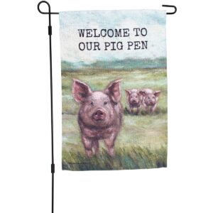 Pig Pen Garden Flag