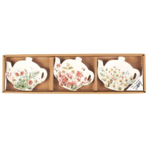Florals Tea Bag Holder Set