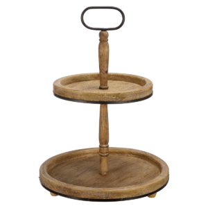 Round Two Tiered Light Tray