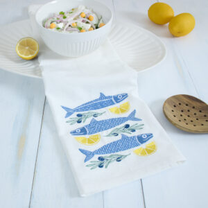 Italian Coastal Sardine Towel